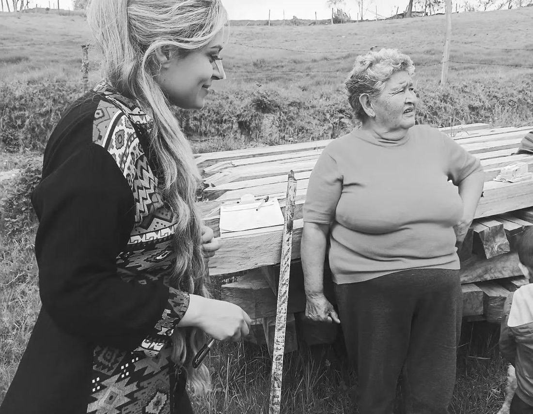 Visita domiciliaria en el campo